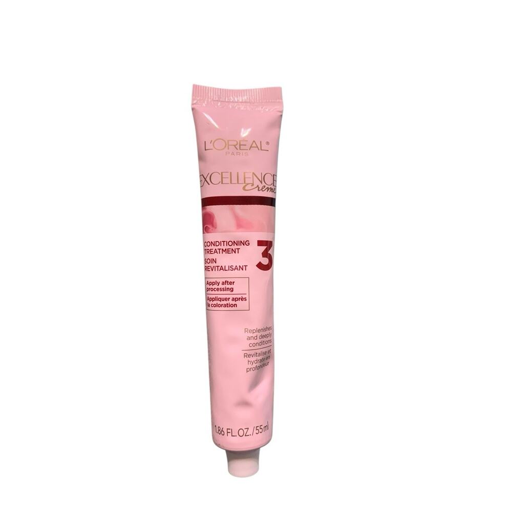 L’oréal Paris Excellence Creme Hair Conditioning Treatment #3 Pink Tube‎ 1.86oz